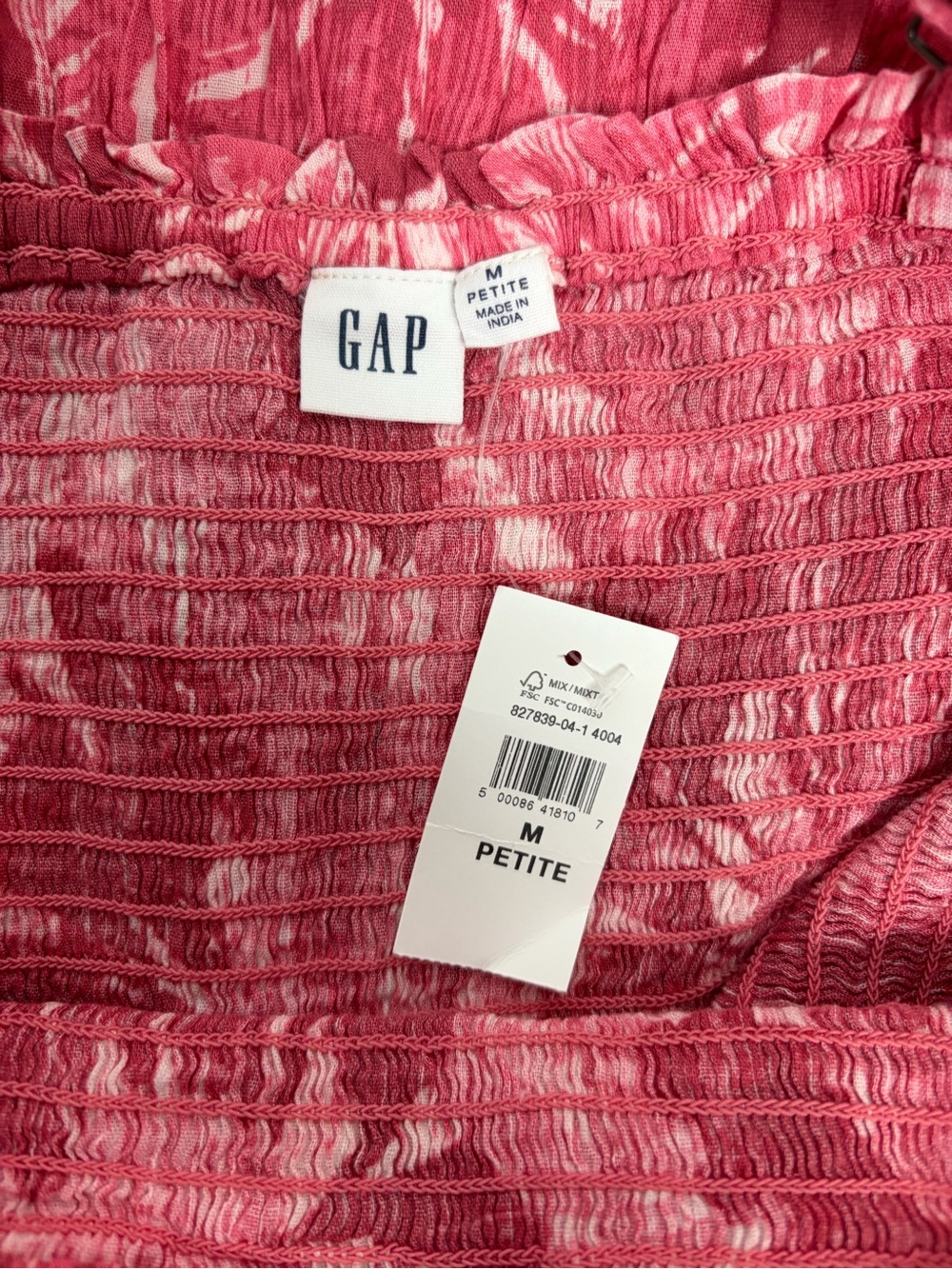 Gap Floral Maxi Dress with Smocked Bodice - Picture 3 of 5